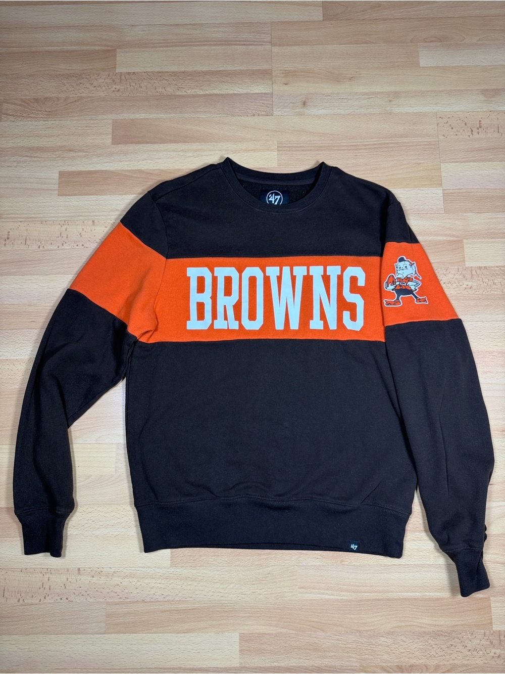 Cleveland Browns 47 Brand Crewneck